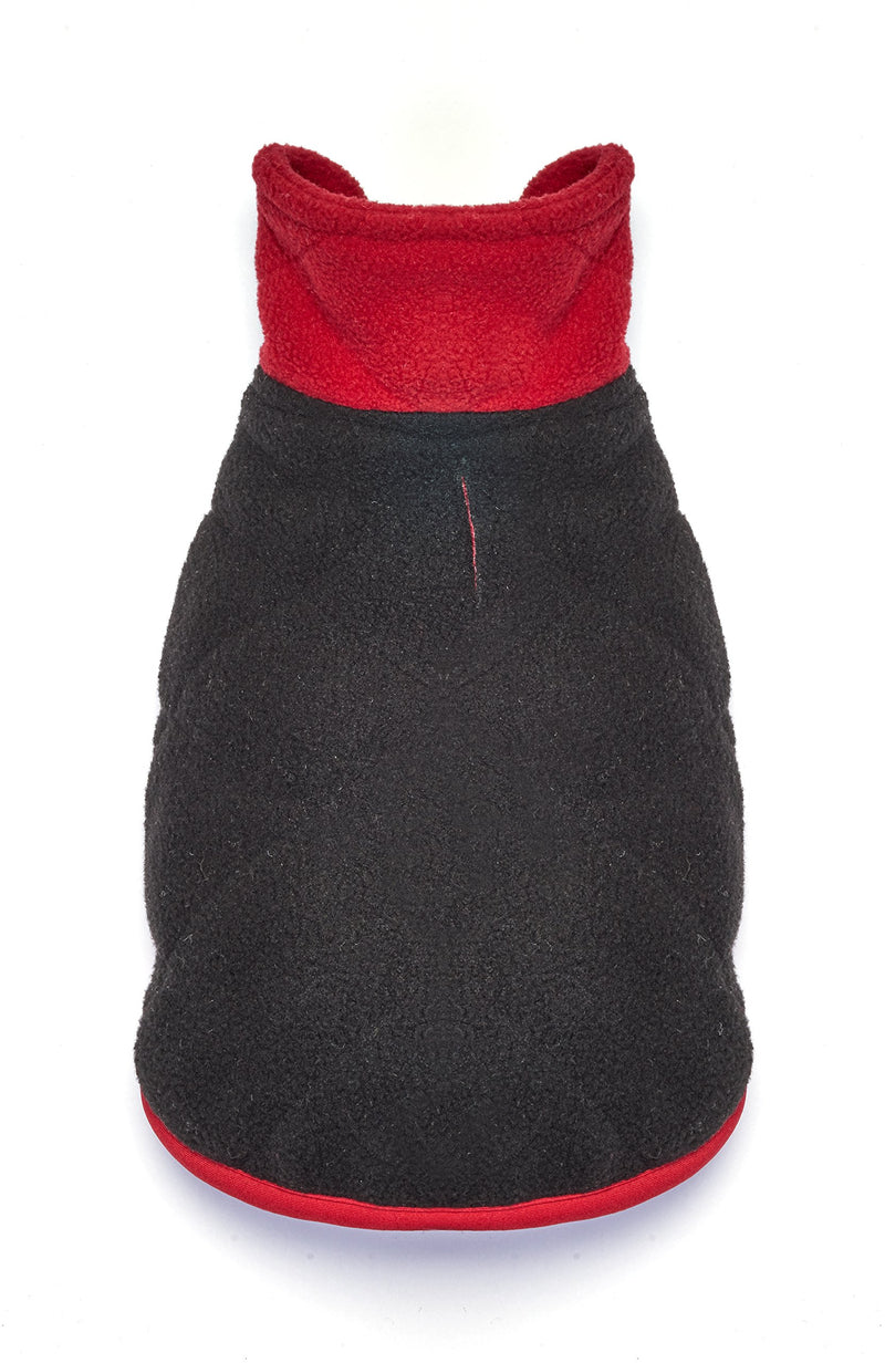 Pistachio Pet - Reversible, Double Layer, Fleece Quilted Dog Coat (Large, Black) L - PawsPlanet Australia