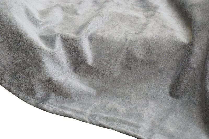 PetBed4Less 100% Waterproof Single Sided Silky Soft Throw and Dog Blanket Cat Blanket Queen Large: 60"x80" Gray - PawsPlanet Australia