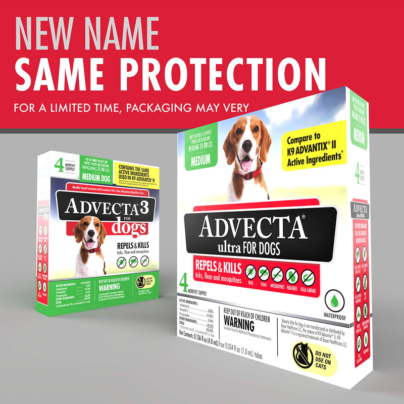 Advecta Ultra Flea & Tick Topical Treatment, Flea & Tick Control for Dogs Medium - PawsPlanet Australia