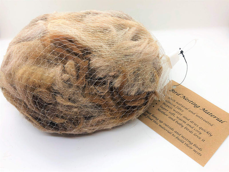 Bird Nesting Material (Alpaca Fibre) Wool Natural Organic - PawsPlanet Australia