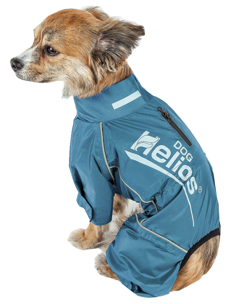 [Australia] - Dog Helios 'Hurricanine' Waterproof And Reflective Full Body Dog Coat Jacket W/ Heat Reflective Technology X-Large Blue 