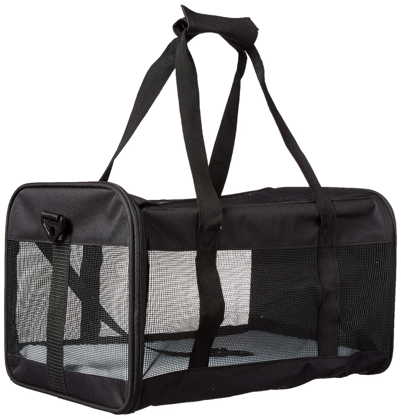 [Australia] - Fit & Fresh, Black Pet Carrier, Soft Sided, Mesh, Travel 