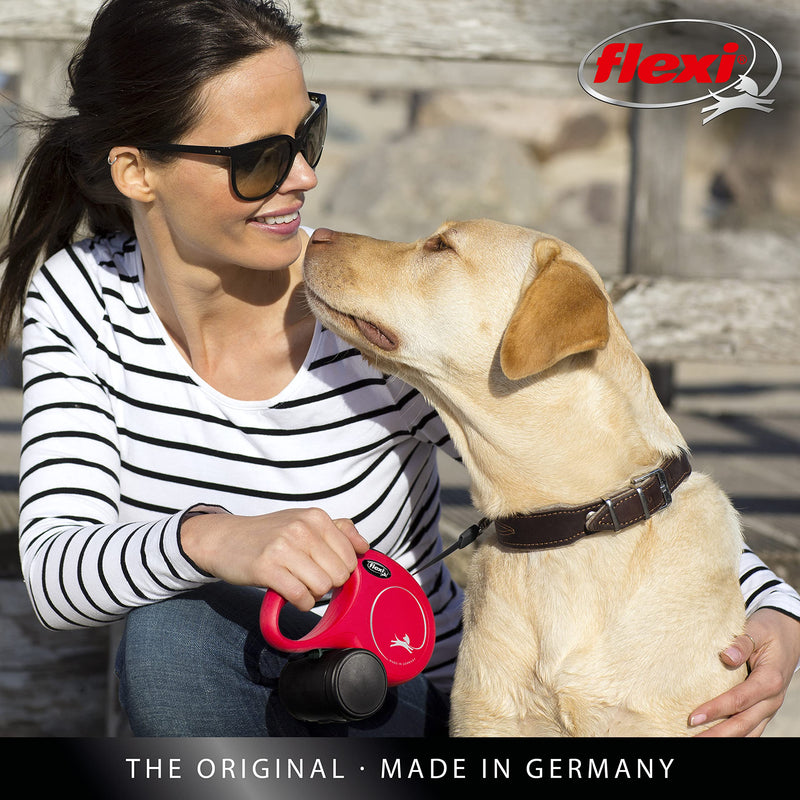 Flexi New Classic Tape Extra Small 3m Red Retractable Dog Leash/Lead for dogs up to 12kg/26lbs - PawsPlanet Australia