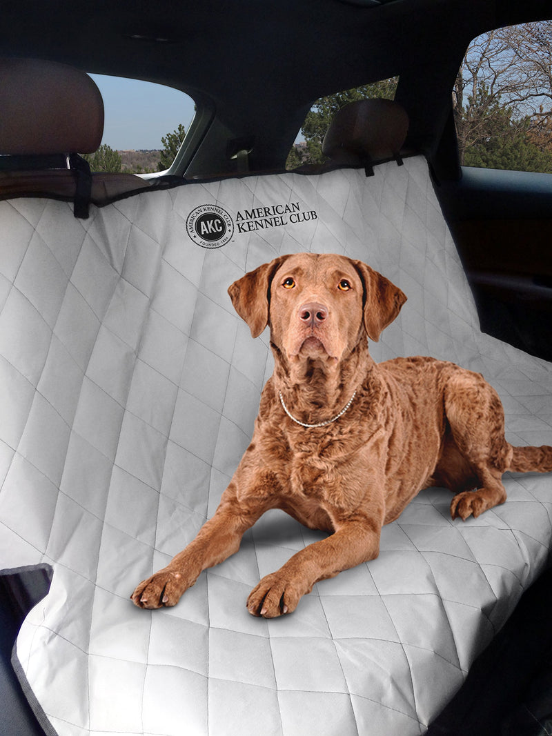 [Australia] - American Kennel Club Quilted Car Seat Cover Gray 