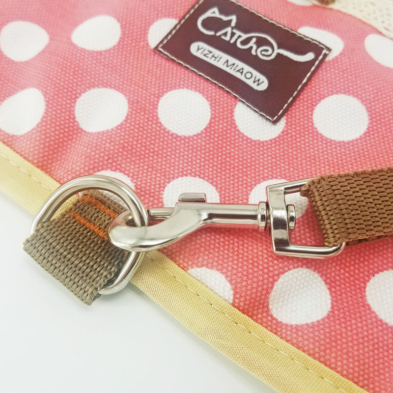 [Australia] - Escape Proof Cat Harness with Leash, Adjustable Cat Walking Jackets, Padded Cat Vest XS 1-3LBS Polka dot pink 