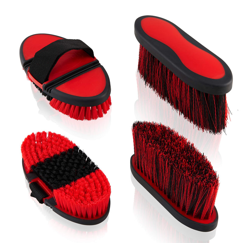 Horse Grooming Brushes Set - 8 Piece Equestrian Cleaning Tools Set For Horses & Ponies - PawsPlanet Australia