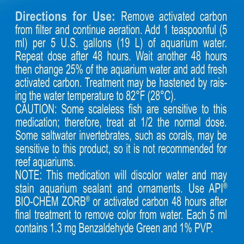 API SUPER ICK CURE Fish remedy, Quickly treats "ich" white spot disease, Use when symptoms of ich diseases appear 16 FL OZ Liquid - PawsPlanet Australia