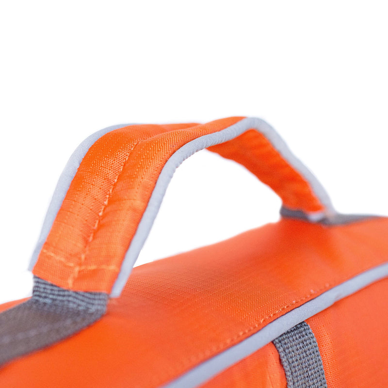 Outward Hound Granby Splash Orange Dog Life Jacket, XS - PawsPlanet Australia