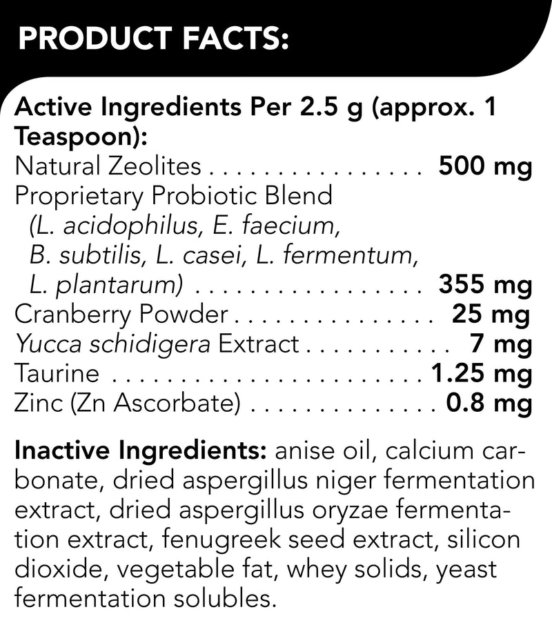 VETRISCIENCE Perio Support Teeth Cleaning Powder for Cats and Dogs, 4.2oz – Reduce Plaque By 20% - Bad Breath and Tartar Control – Vet Recommended, 900988.005 - PawsPlanet Australia