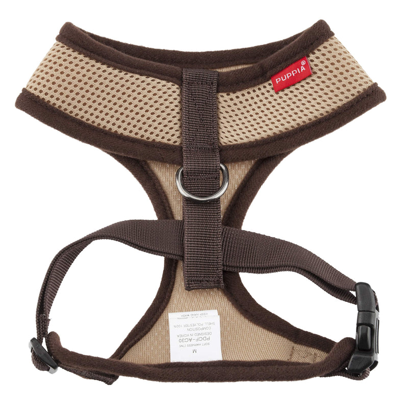 Puppia Soft Harness, XS, Beige - PawsPlanet Australia