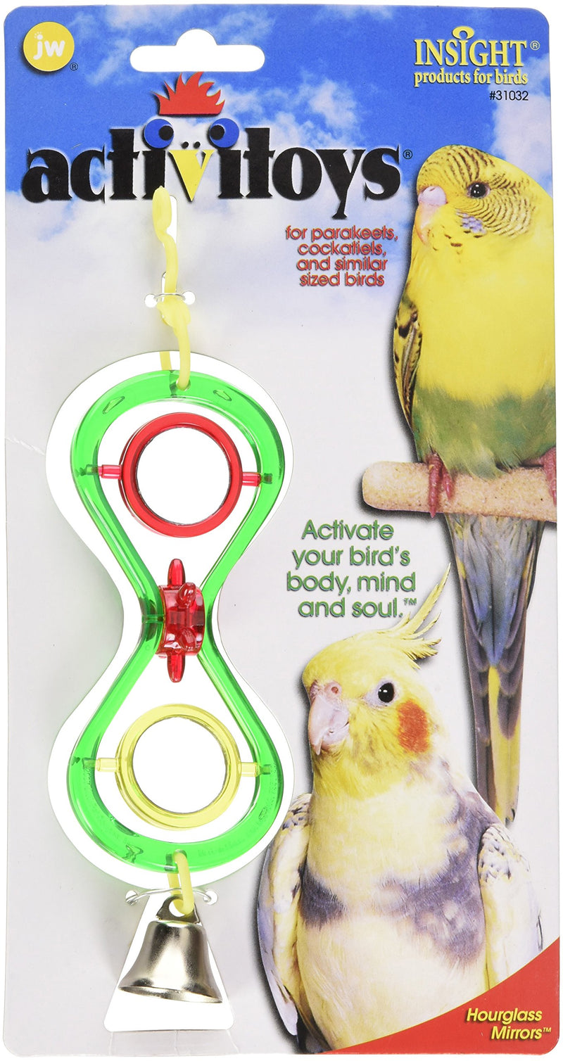 [Australia] - JW Pet Company Activitoys Hour Glass Mirror Bird Toy 