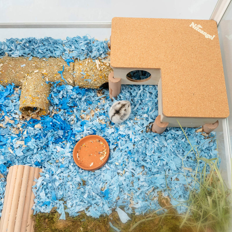 Niteangel Multi-Chamber Hamster House Maze: - Multi-Room Hideouts & Tunnel Exploring Toys for Hamster Gerbils Mice Lemmings 3-Room Small - PawsPlanet Australia