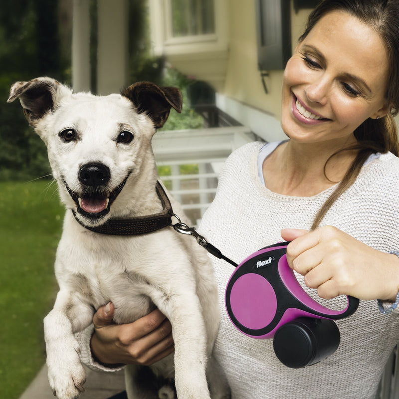 [Australia] - FLEXI Comfort Retractable Dog Leash in Pink, 16' Small, 16 ft 