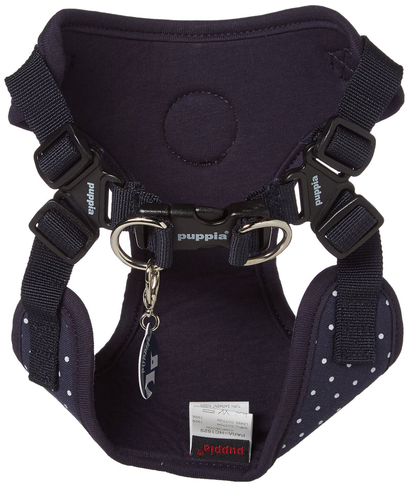 [Australia] - Puppia PARA-HC1529-NY-L Navy Dotty Harness II C Pet-Vest-Harnesses Large Puppia Dotty Harness II C 