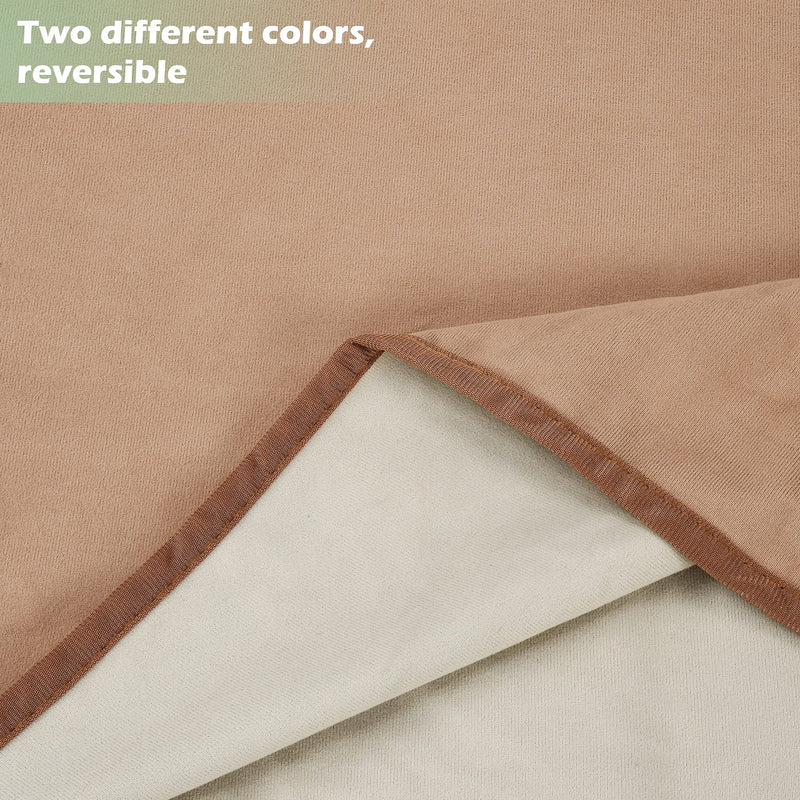 Catalonia Classy Waterproof Blanket for Sofa, Washable Couch Cover Bed Protector, Reversible Soft Blanket Throw for dogs 203 x 152cm Dk Taupe/Lt Taupe Dk Taupe / Lt Taupe - PawsPlanet Australia