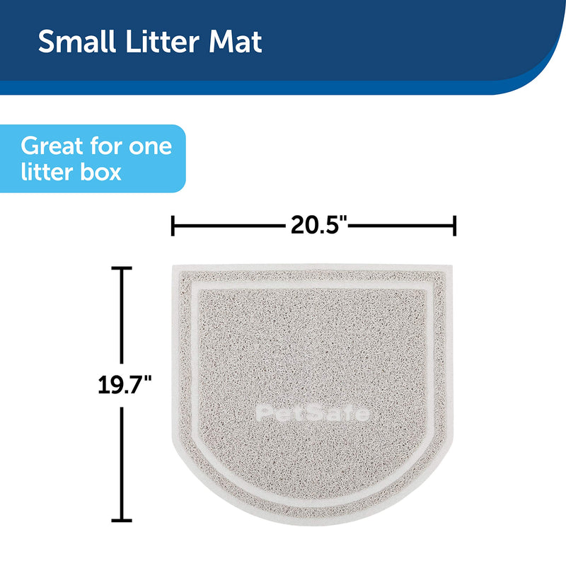 PetSafe Anti-Tracking Litter Mat, Compatible with All Cat Litter Boxes, Gray Mesh, Easy to Clean, Non-Slip Material, 3 Sizes Available - Small, Medium, Large - PawsPlanet Australia
