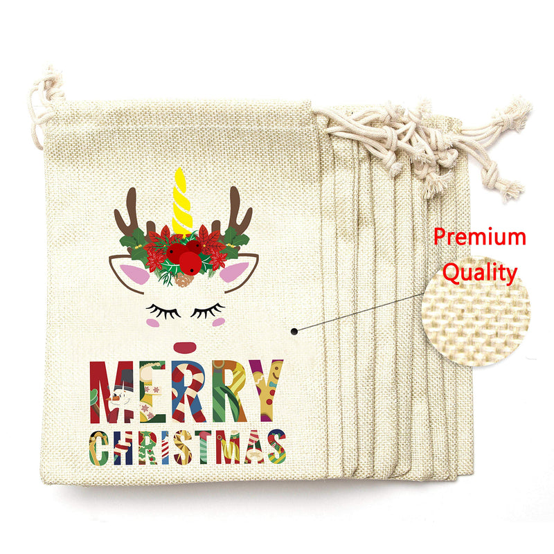 Christmas Gifts Bag- Christmas Deer Gifts Bag, Christmas Decoration, Holiday Supplies, Deer Gifts Bag- Set of 10 - PawsPlanet Australia