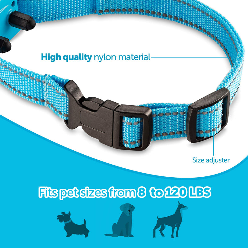 [Australia] - Boshel Dog Bark Collar - Newest Upgraded Anti Bark Electric Dog Collar - Beep, Vibration & Safe Humane Static Shock - For Small, Medium & Large Dogs - Rechargeable & Waterproof Pet Anti Barking Collar 