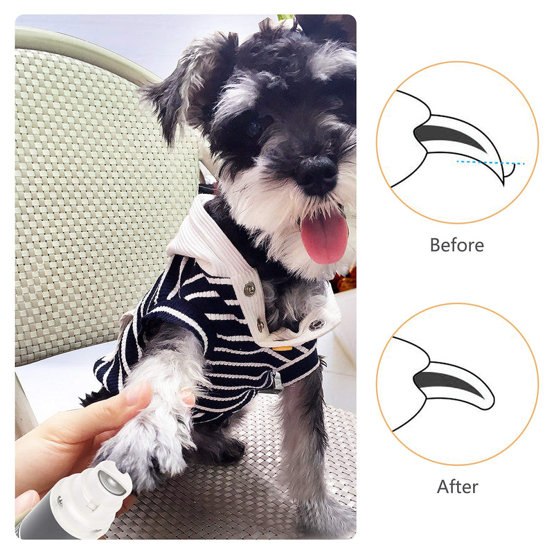 [Australia] - LAIKA Dog Nail Grinder and Clippers with 20h Working Time Quiet Professional Pet Nail Trimmer Stepless Speed Regulation Pet Nail Grinder Eelectric Nail File for Medium Small Dogs and Pets 