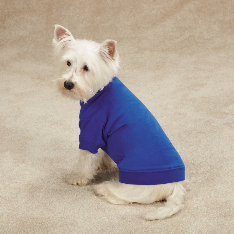 Zack & Zoey Basic Tee Shirt for Dogs, 10" X-Small, Blue - PawsPlanet Australia