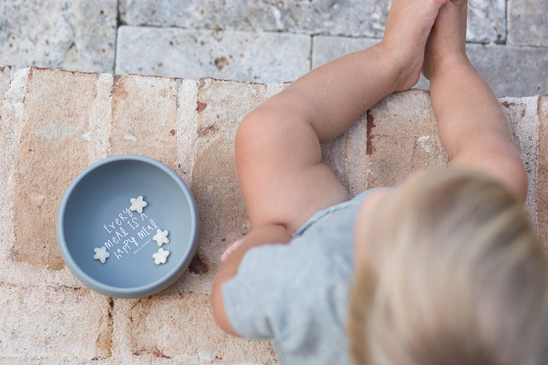 [Australia] - Bella Tunno Every Meal is a Happy Meal Wonder Bowl, Grey 