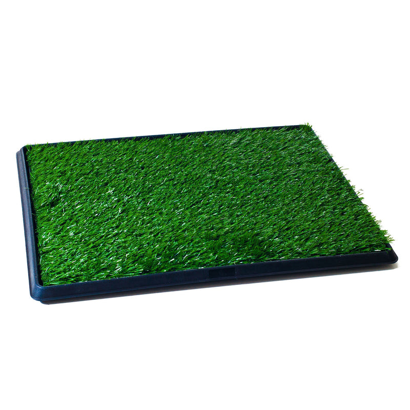 PETMAKER Artificial Grass Puppy Pad - Portable Training Pad System for Dogs and Pets, Housebreaking Supplies Small Potty Tray - PawsPlanet Australia