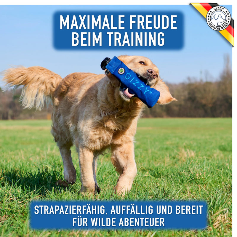 GIZZY® - Dog food bag - Extremely robust premium dog food dummy - For all breeds - Dummy dog with treats - Perfect for dog training with any dog training food bag (orange) orange - PawsPlanet Australia