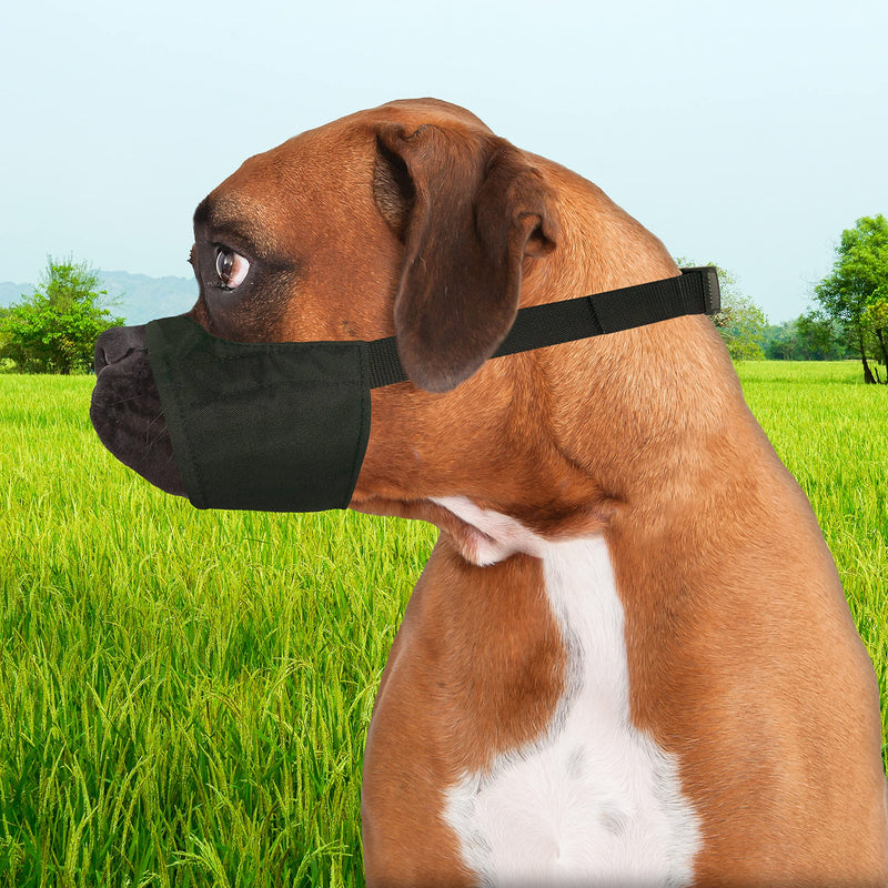 Four Paws Quick Fit Dog Muzzle, Black 3 - Medium Short Snout - PawsPlanet Australia