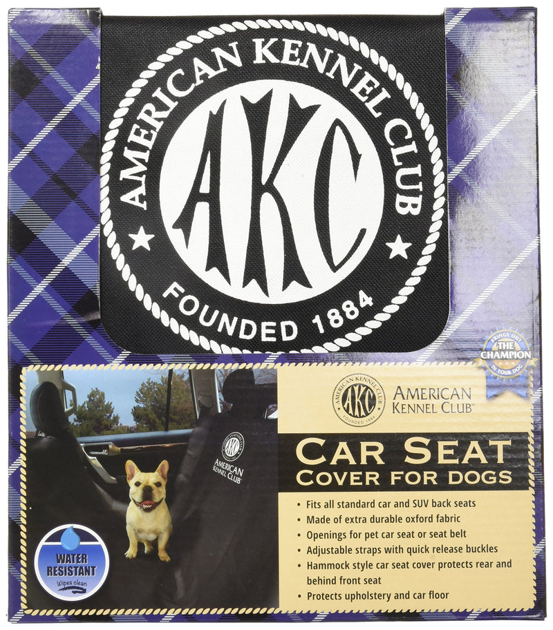 [Australia] - American Kennel Club Carseat Cover for Dogs Black 