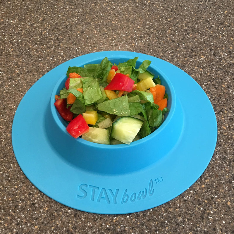 [Australia] - STAYbowl Tip-Proof Bowl for Guinea Pigs and Other Small Pets - Sky Blue - Large 3/4 Cup Size New 