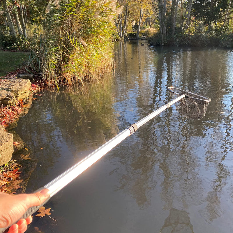 Selections Pond Net for Cleaning Ponds Telescopic handle reaches to 190cm - PawsPlanet Australia