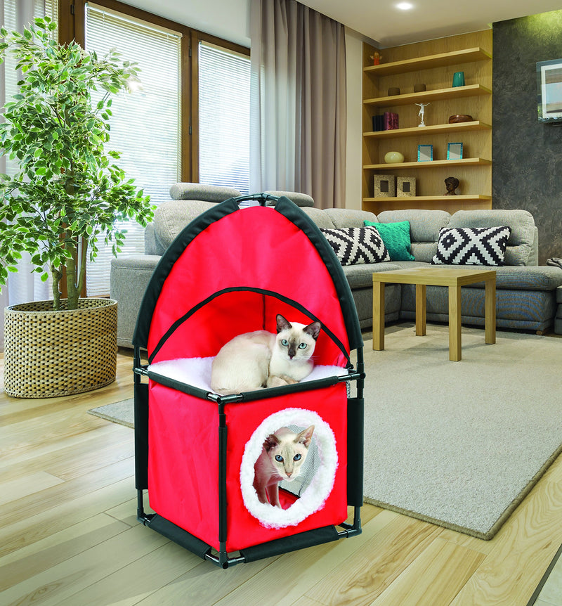 [Australia] - Etna Products TT 2 Tier Cat tower in Red Color 