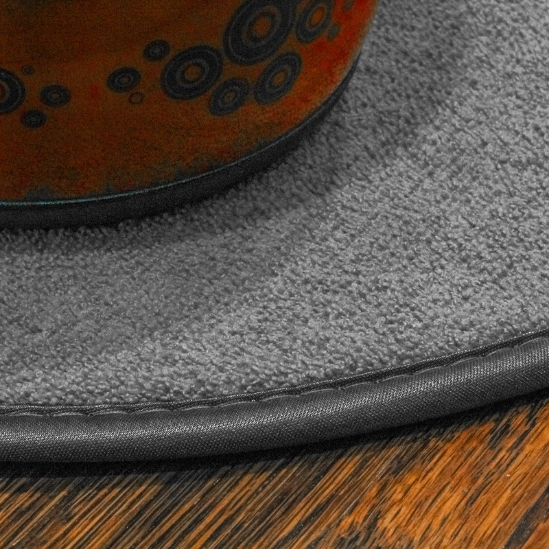 [Australia] - Microfiber Pet Bowl Mat XL Grey 