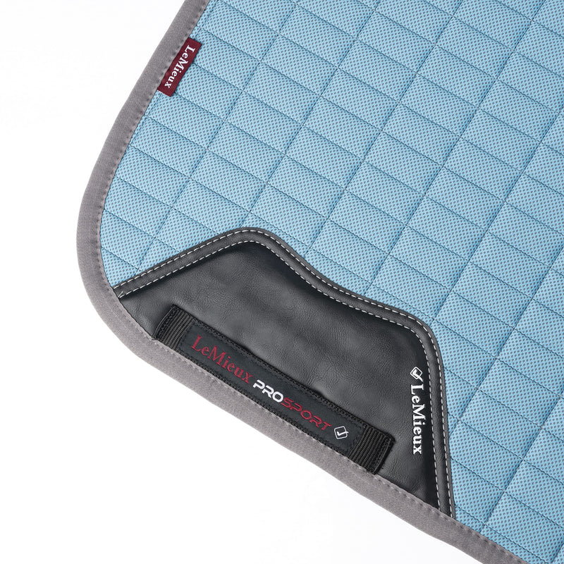 LeMieux Cooling Dressage Square Cool Blue L - PawsPlanet Australia