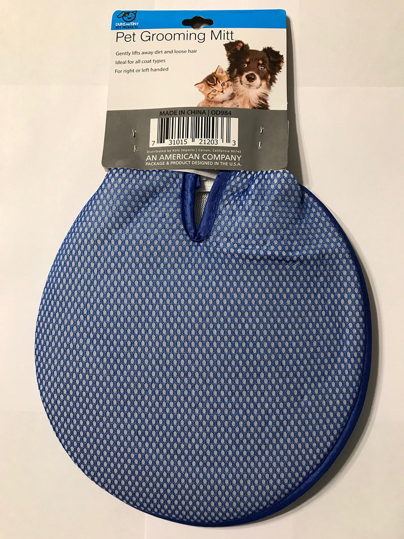 [Australia] - Kole KI-OD984 Pet Grooming Mitt, One Size 