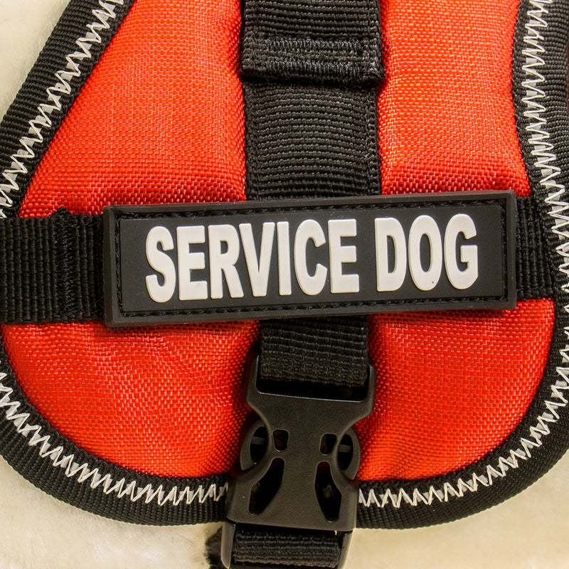 [Australia] - barkOutfitters Service Dog Vest Harness - Light Weight But Durable - Available Sizes 18" - 38" Red 24" - 32" 