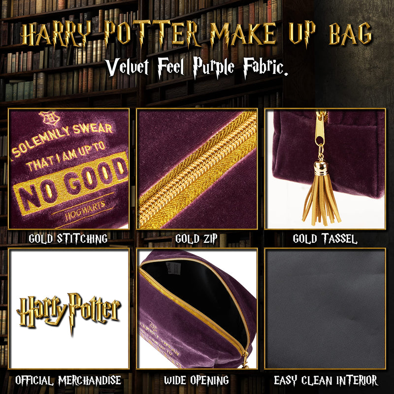 Harry Potter Gifts Make Up Bags for Women Toiletry Bag Hogwarts Travel Accessories - PawsPlanet Australia