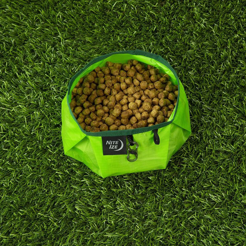 [Australia] - Nite IZE RadDog Collapsible Dog Bowl, Lightweight Food and Water Bowl Lime 