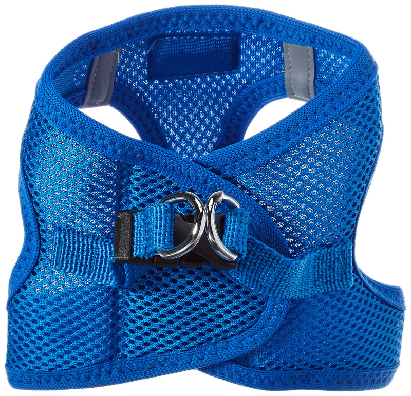 [Australia] - DOGGIE DESIGN Choke Free Reflective Step in Ultra Harness - Blue American River (XS) 