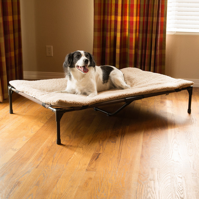 [Australia] - K&H Pet Products Elevated Pet Cot Pad, Machine Washable Microfleece (Pet Cot Not Included) 