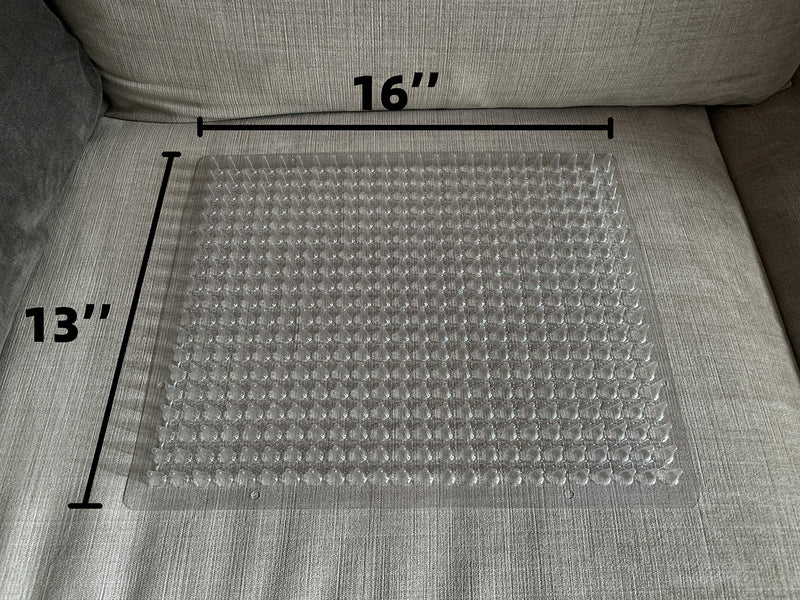 BYTEBAY 8 Pack Cat Repellent Outdoor/Indoor Scat Mat for Cats&Dogs, Keep Away Pest Plastic Mats with Spikes,16 x 13 Inches - PawsPlanet Australia