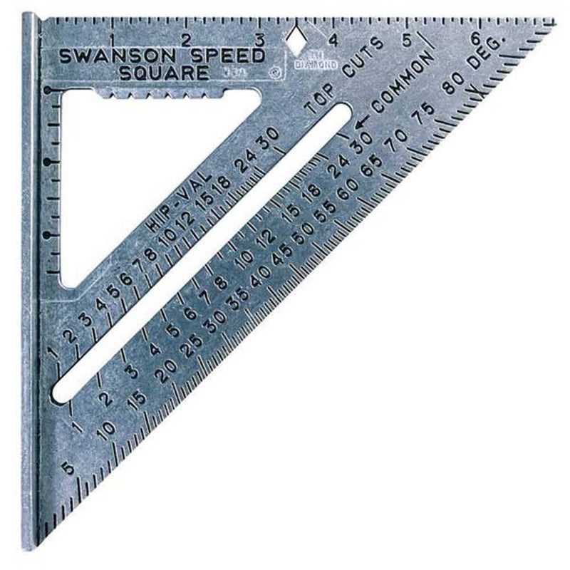 Swanson Tool Co S0101 7 Inch Speed Square 7" Speed Square - PawsPlanet Australia