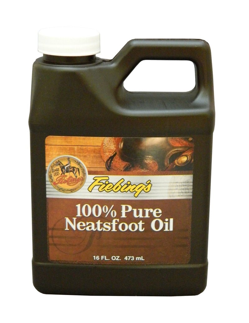Fiebing's 100% Pure Neatsfoot Oil - Natural Leather Preservative - Great for Boots, Baseball Gloves, Saddles and More - 16 oz - PawsPlanet Australia
