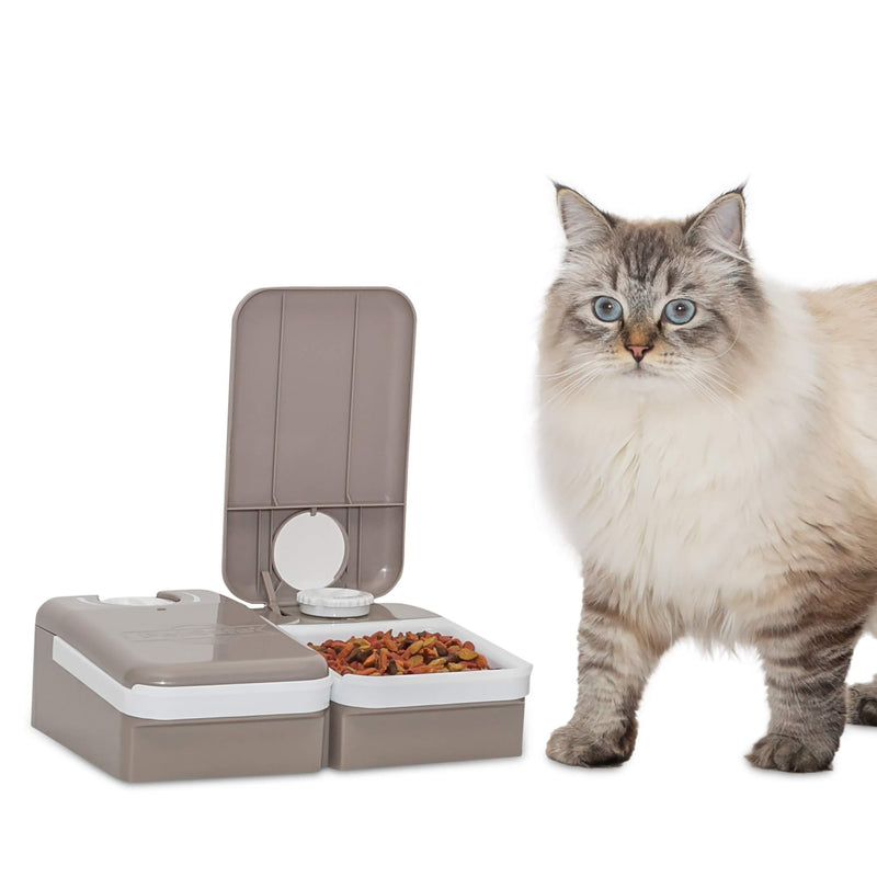 [Australia] - PetSafe Automatic 2 Meal Cat and Dog Feeder - Cat and Dog Food Dispenser - Battery Powered 