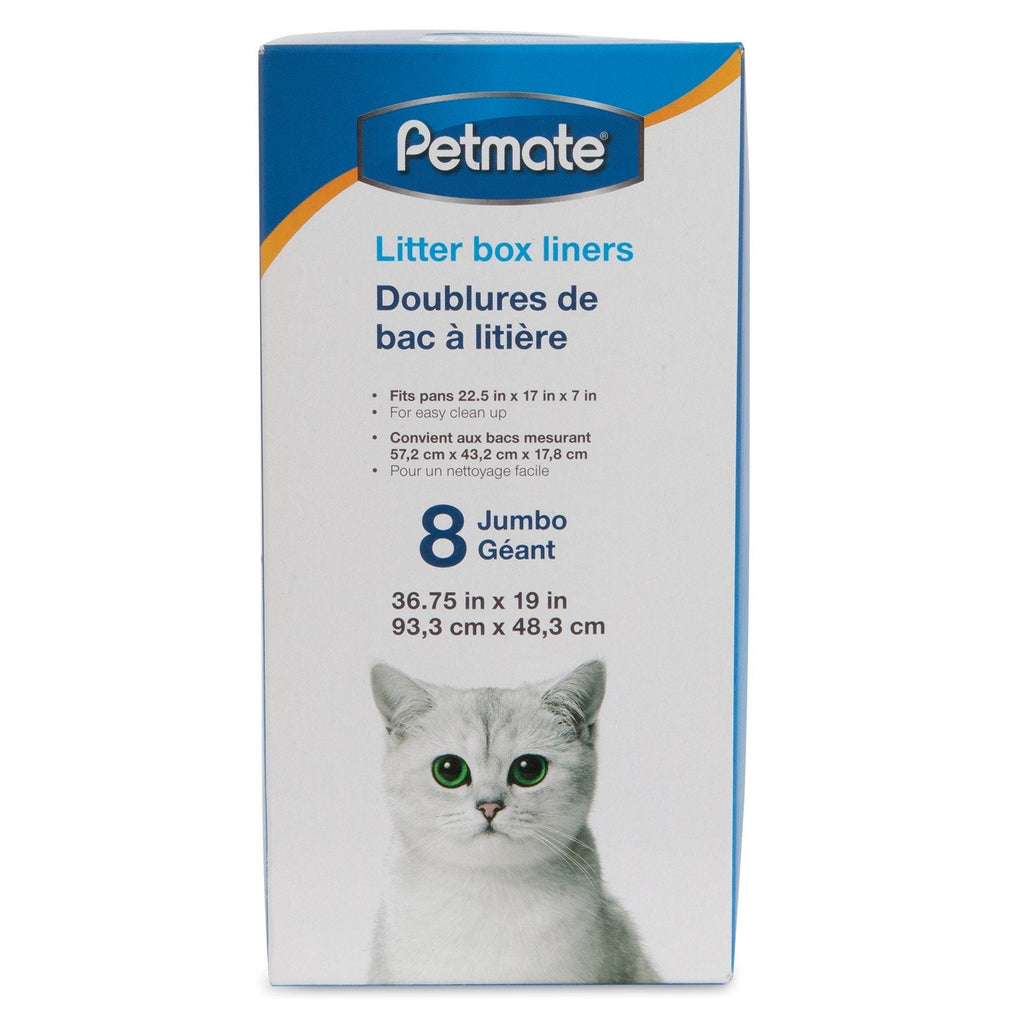 [Australia] - Petmate Jumbo Litter Pan Liners, 8 Pack 