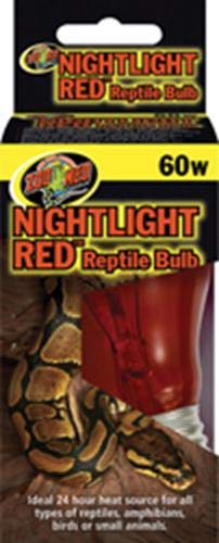 [Australia] - Zoo Med Nightlight Red Reptile Bulb - 60 Watt 60 Watts 