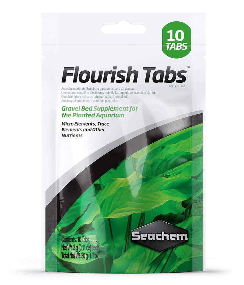 Seachem Flourish Tabs Growth Supplement - Aquatic Plant Stimulant 10 ct Original Version - PawsPlanet Australia