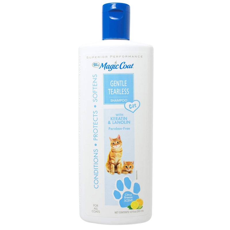 Four Paws Magic Coat Cat Gentile Tearless Shampoo, 12 oz - PawsPlanet Australia
