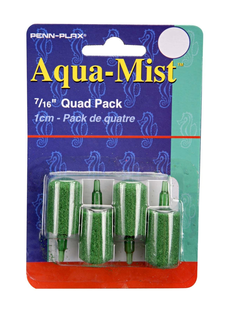 [Australia] - Penn Plax AS6Q 4-Pack Aqua Mist Air Stone Cylinder Aerator for Fish Tank 