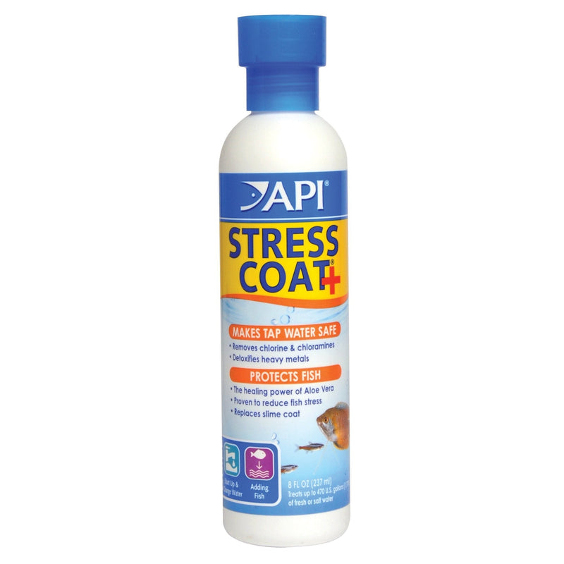 API STRESS COAT Aquarium Water Conditioner 237 ml Bottle 237 ml (Pack of 1) - PawsPlanet Australia